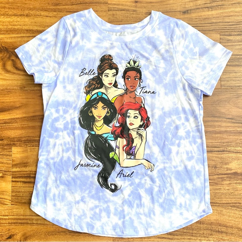 NWOT Girls Disney Princess Tie Dye Shirt